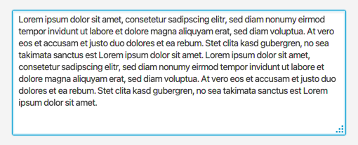 ResizableTextArea screenshot