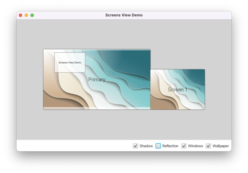 ScreensView screenshot