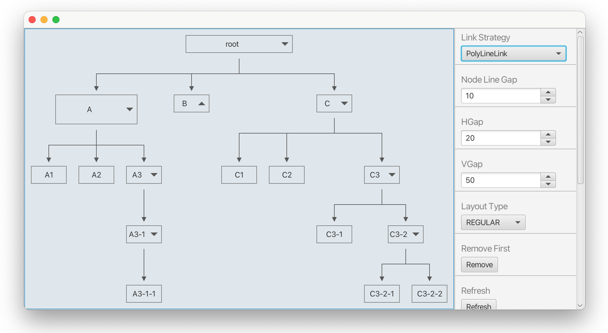 TreeNodeView screenshot